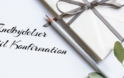 Indbydelser til konfirmation – Invitation til konfirmation
